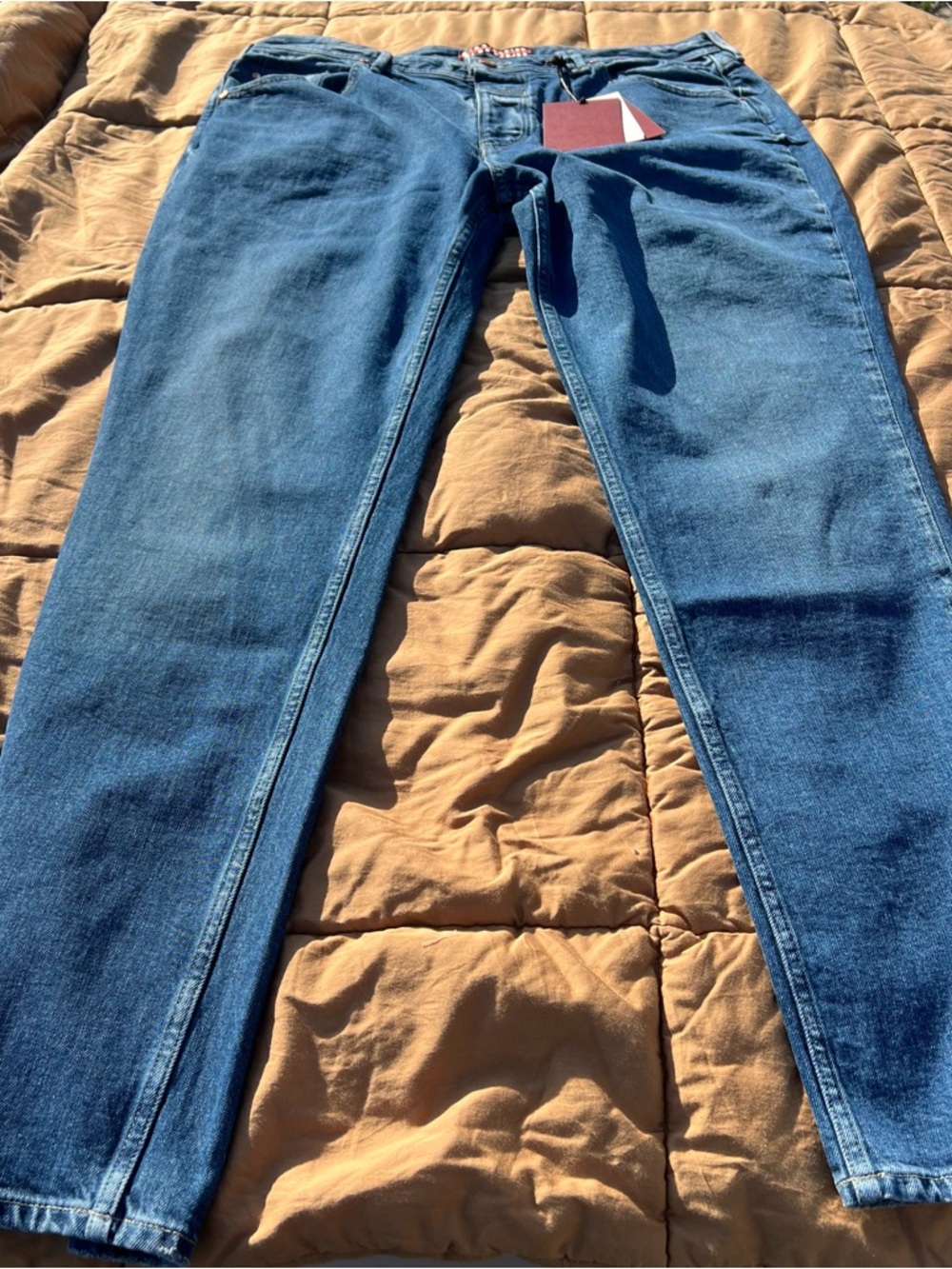 Vayder Tapered Fit Medium Wash Nottingham Jeans Size 36